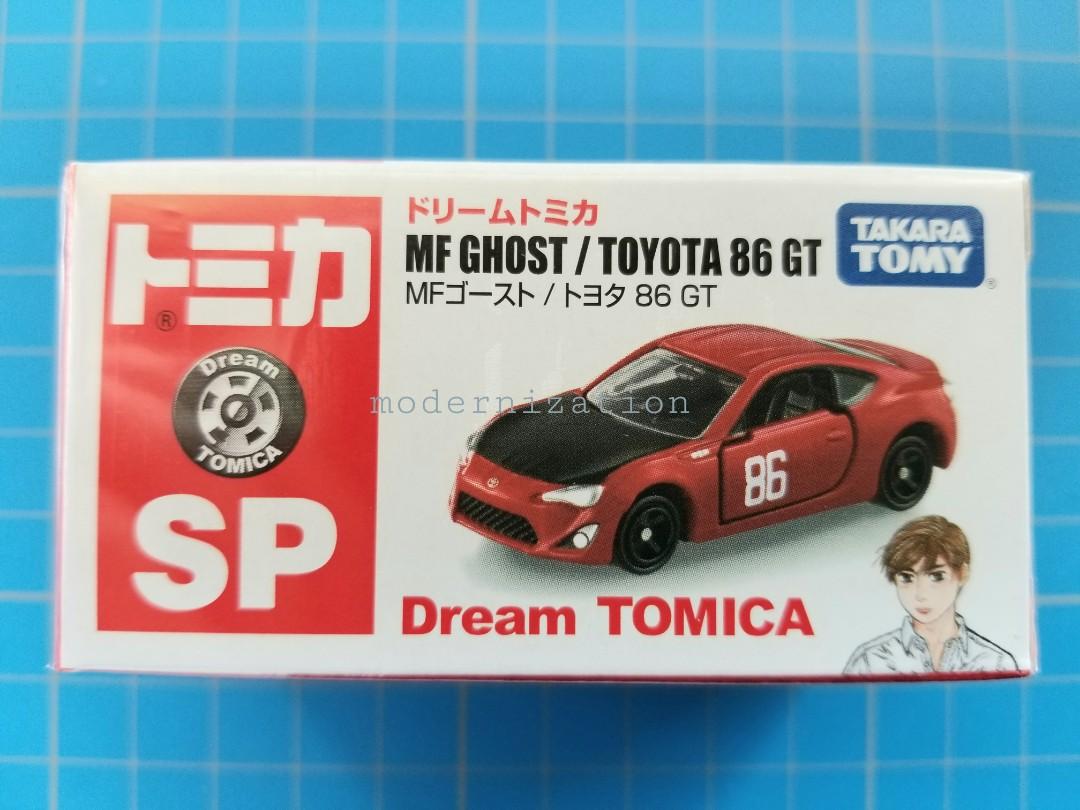 日版】ドリームトミカSP MFゴースト/トヨタ86 GT Dream Tomica SP MF Ghost / Toyota 86 GT  (4904810186380), 興趣及遊戲, 玩具 遊戲類- Carousell