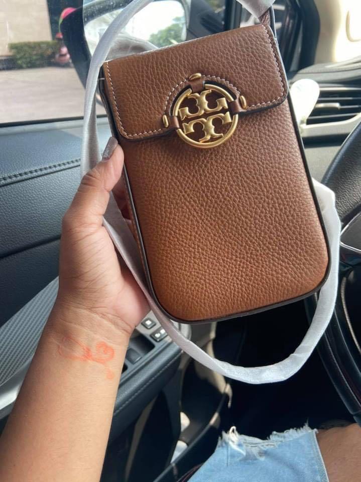 Tory burch miller leather smartphone crossbody on sale
