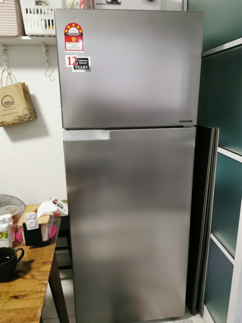 Toshiba refrigerator malaysia GrA48MBZ (USED), TV & Home Appliances