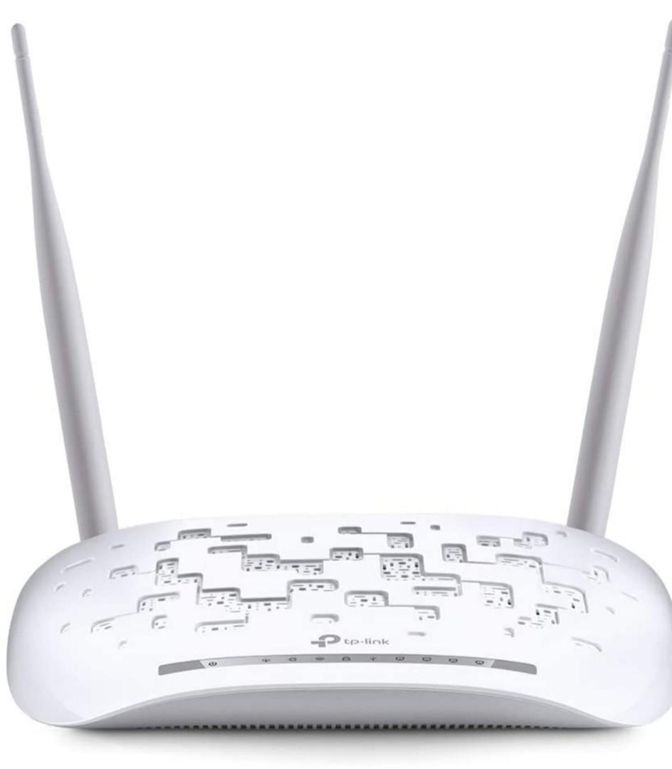 Tp Link 300 Mbps Wireless N Vdsl Adsl Modem Router Support Modem Only Mode 1 Usb 2 0 Port Uk Plug Td W9970 Everything Else On Carousell