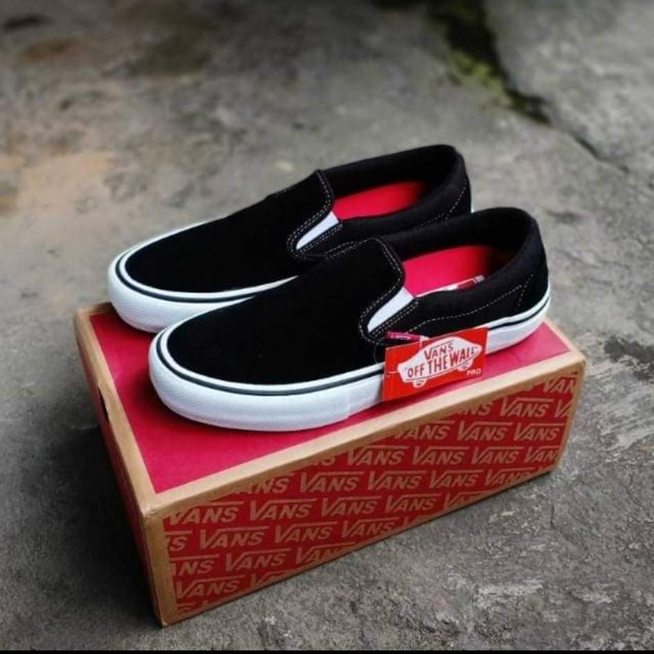 Vans pro shop slip on suede