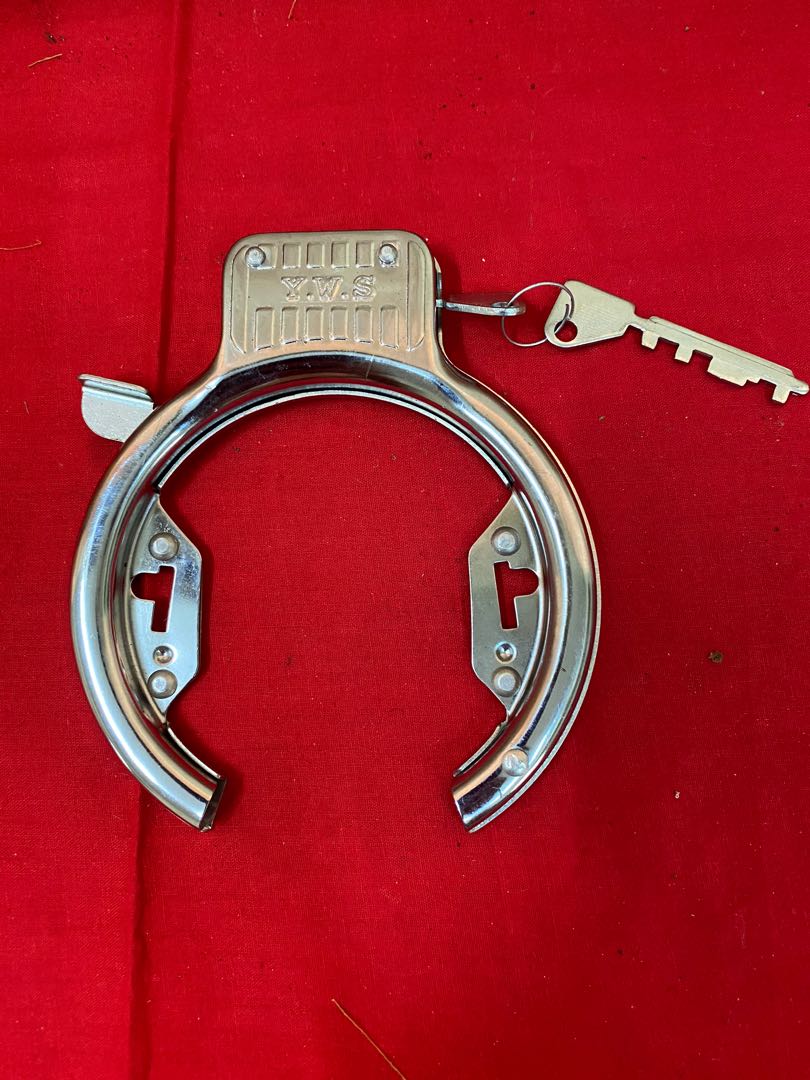 Vintage Bicycle Lock With 2 Original 