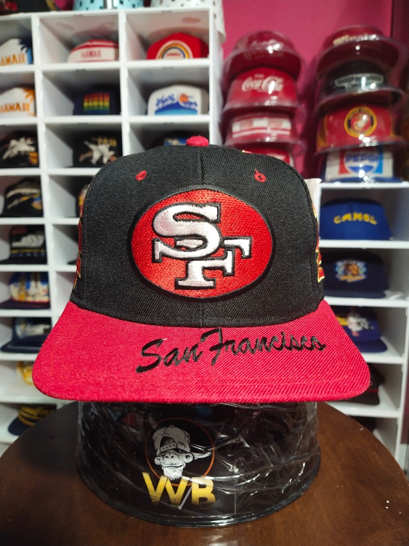 Vintage San Francisco SF 49ERS NFL Hat Topi snapback, Men's