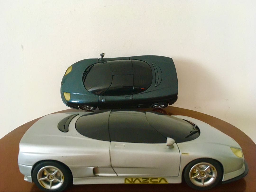 Vintage super rare 1991 BMW NAZCA M12 1/18 diecast, Hobbies