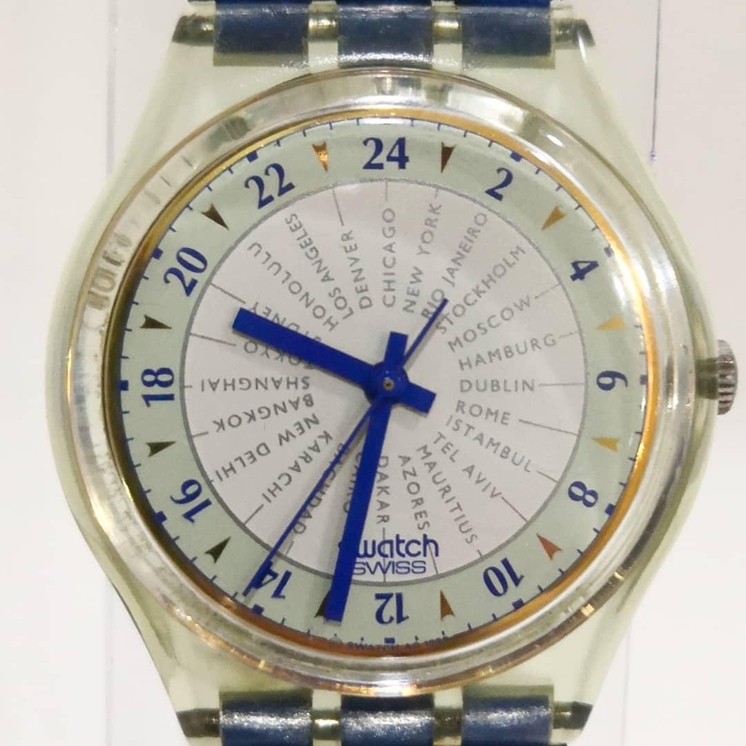 Vintage Swatch 24 Hour Movement index GG125