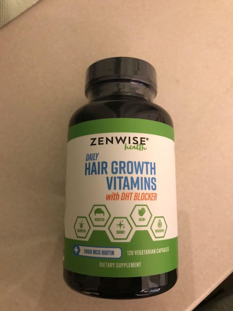Zenwise Health 促頭髮生長維生素素食膠囊 含dht 阻斷成分 1 粒裝 健康及營養食用品 健康補充品 健康補充品 維他命及補充品 Carousell