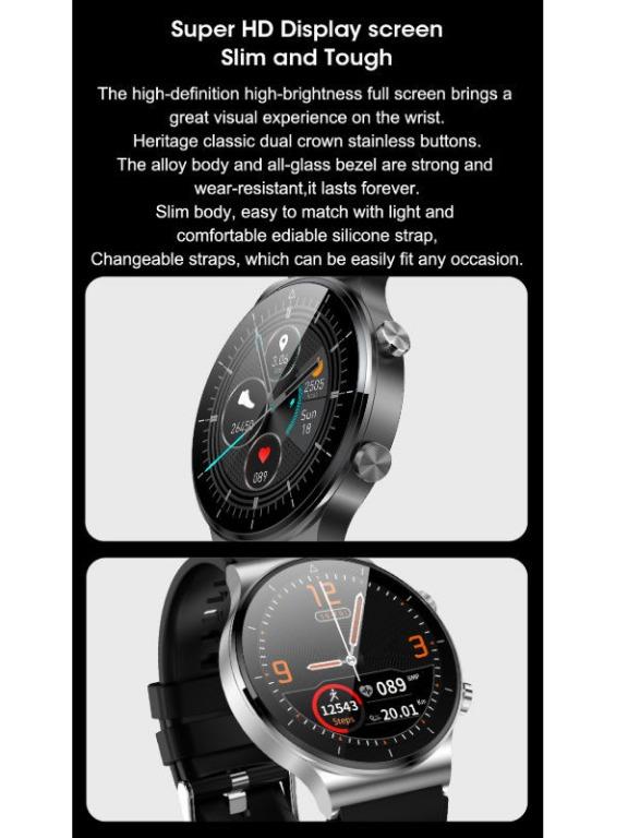 2021 M2 PRO Smartwatch IP68 Waterproof Heart Rate Sleep Monitoring ...
