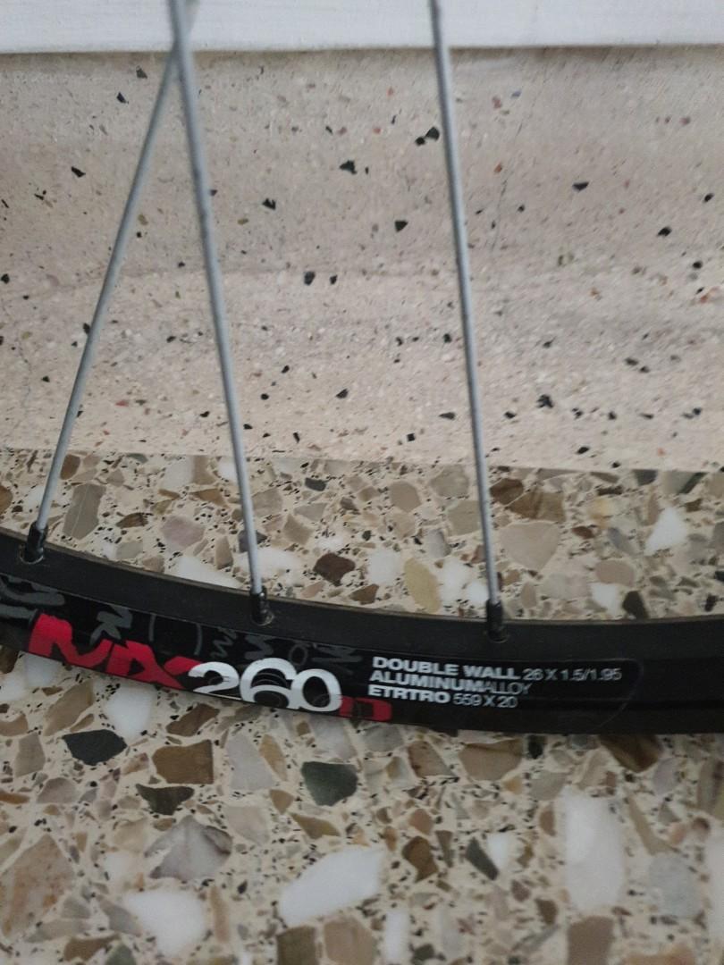 26 wheelsets MX260 double wall for sale Sports Equipment Bicycles Parts Parts Accessories on Carousell