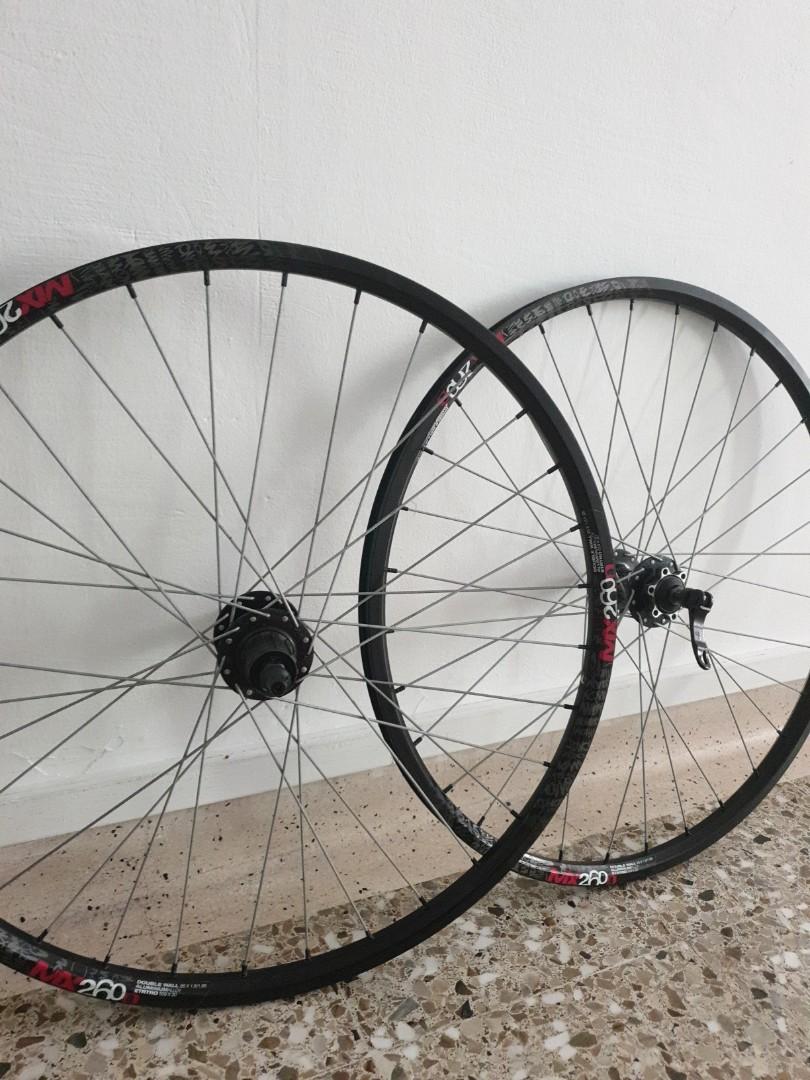 26 wheelsets MX260 double wall for sale Sports Equipment Bicycles Parts Parts Accessories on Carousell