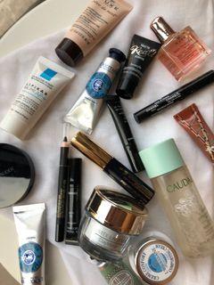 全新》專櫃旅行組 clarins ipsa benefit 雅詩蘭黛 Nuxe 歐舒丹 caudalie