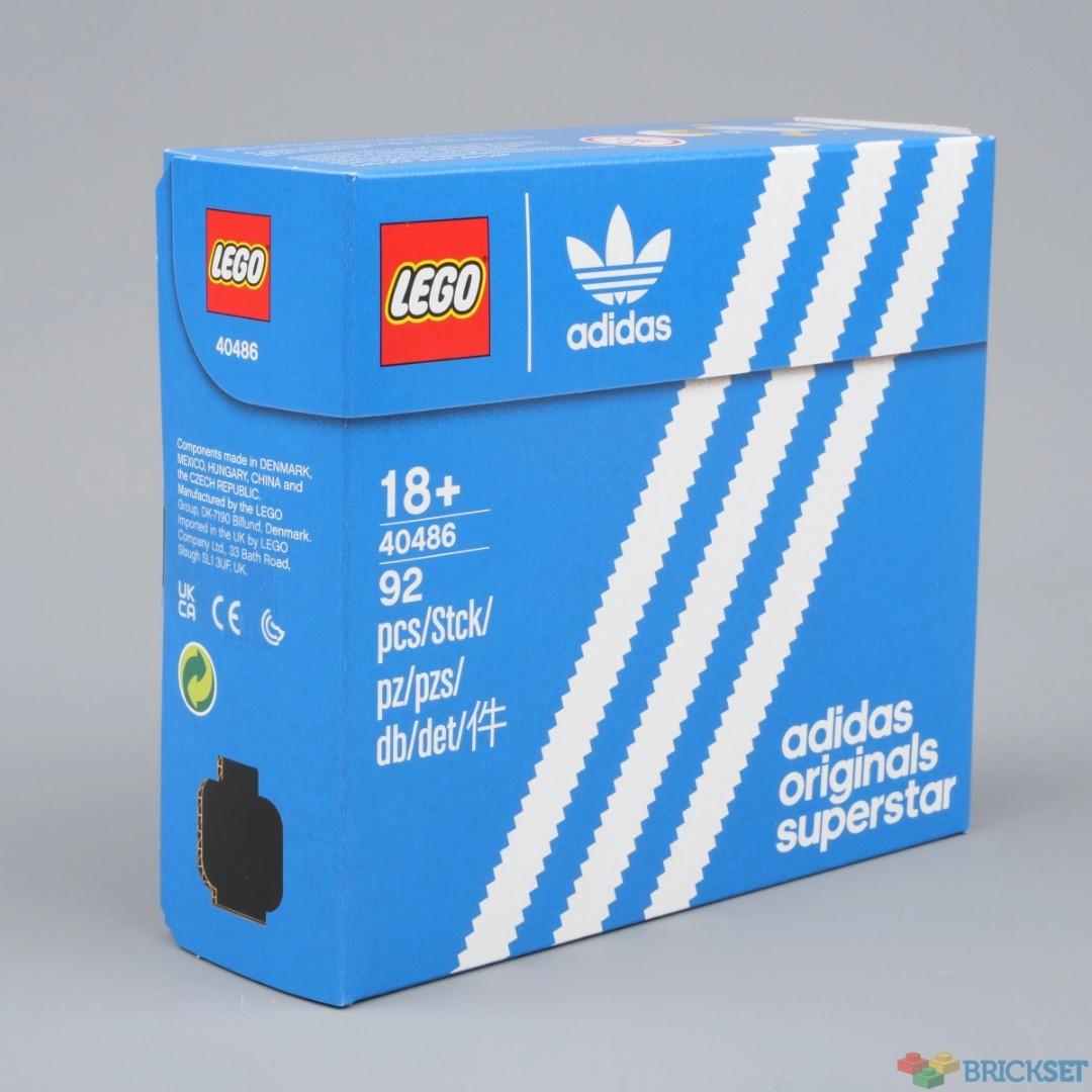 全新未開盒Lego 40486 Mini Adidas Originals Superstar Promotional 系列, 興趣及遊戲, 玩具\u0026  遊戲類- Carousell