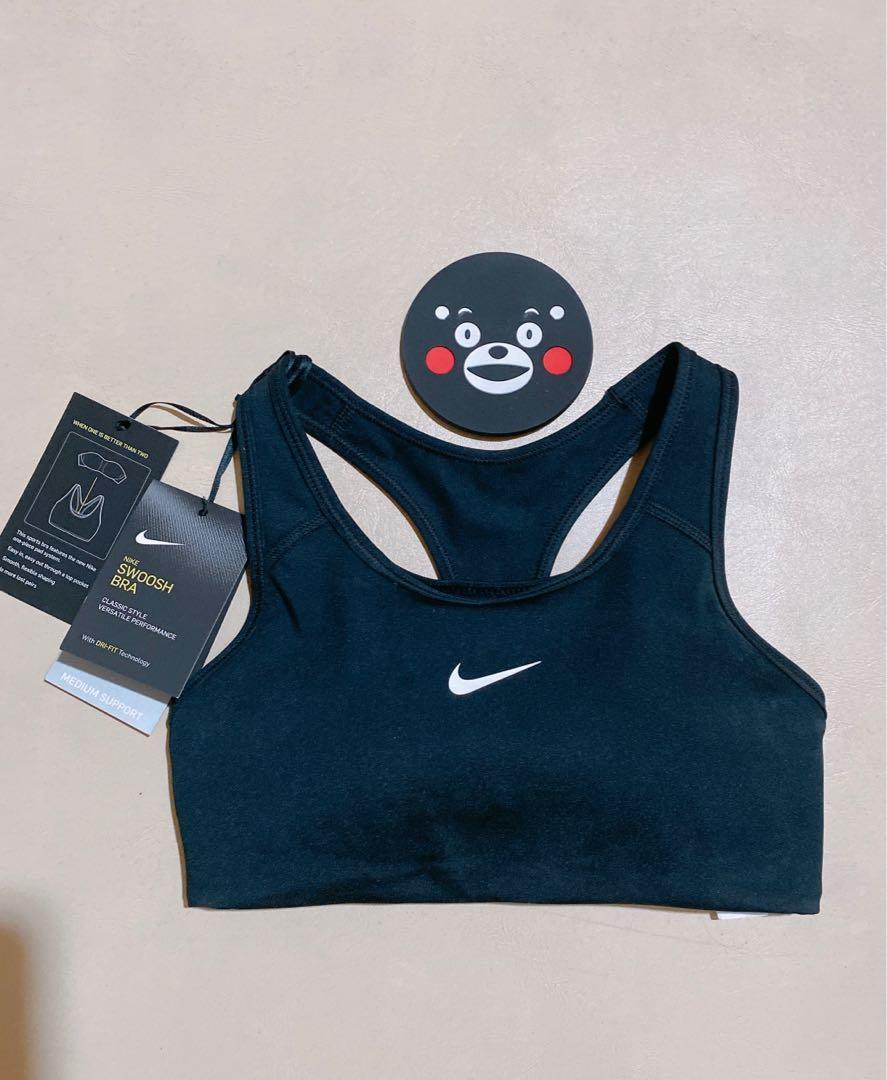✔️ Nike Swoosh一片式襯墊運動內衣XS號BV3637-010 , 她的時尚, 運動