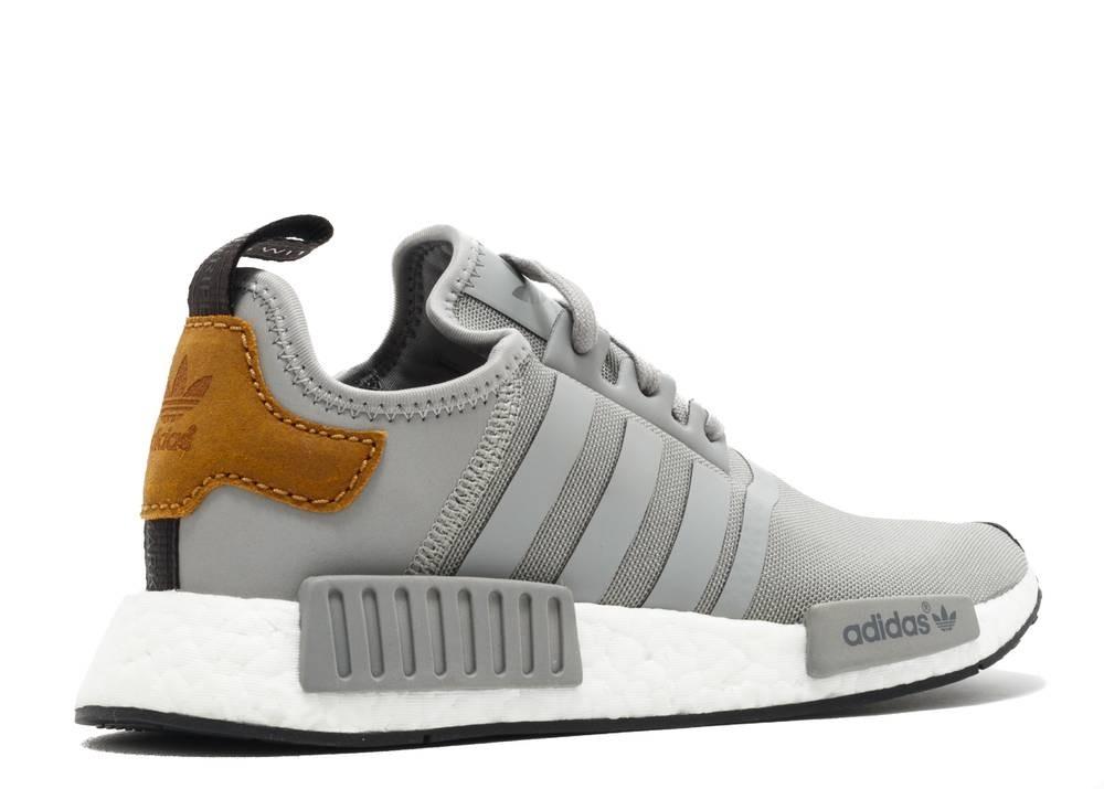 Adidas nmd grey brown white deals