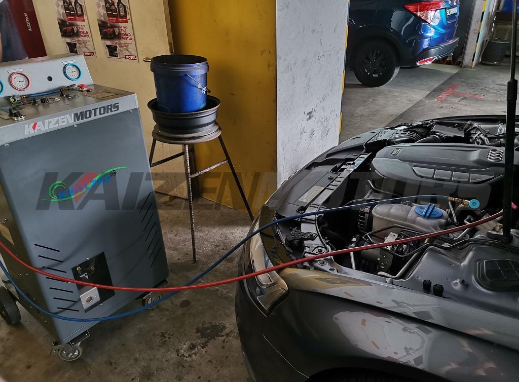 Aircon Gas & Oil System Flush, Car Accessories, Car