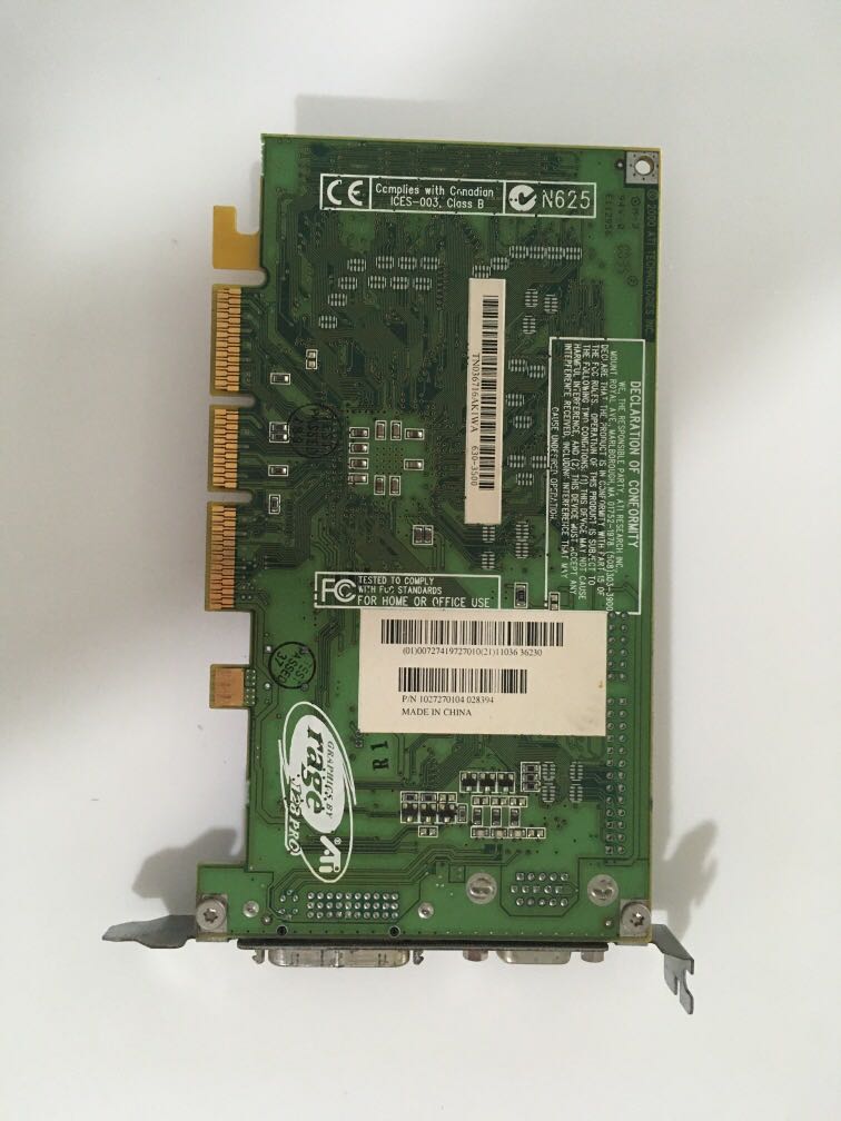 ATI Rage 128 Pro Computers Tech Parts Accessories Computer