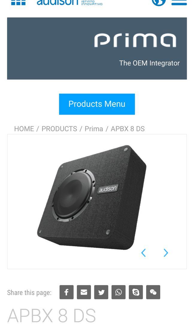 Audison APBX8DS （分類：改裝、內外零件）位於 Hong Kong。 由 brianluk2017 提交（商品編號 1099333355，圖片 1）。簡介： Audison APBX8DS！因為訂錯貨品全新未用過！現放$3000。