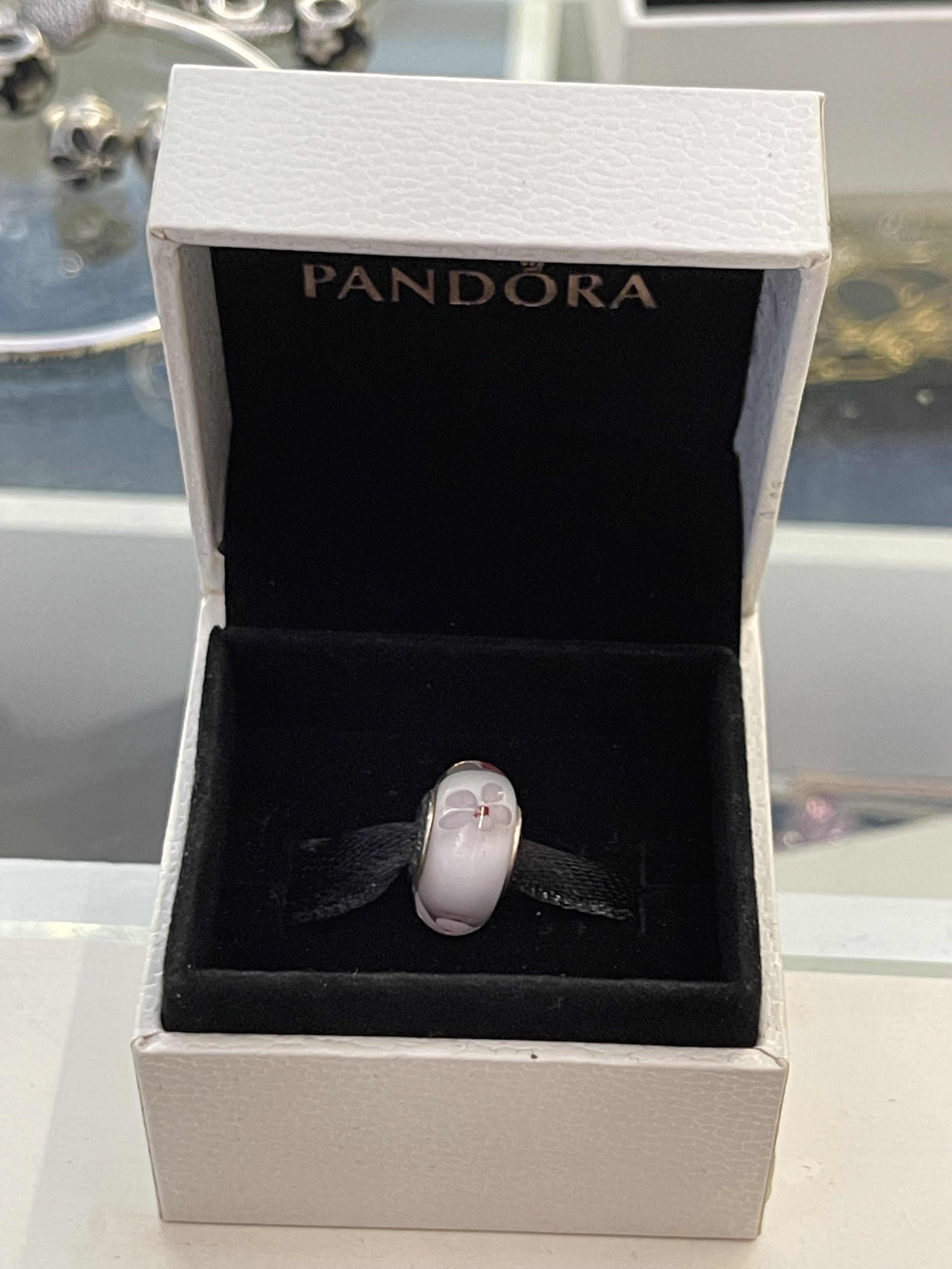 Pandora cherry blossom murano glass discount
