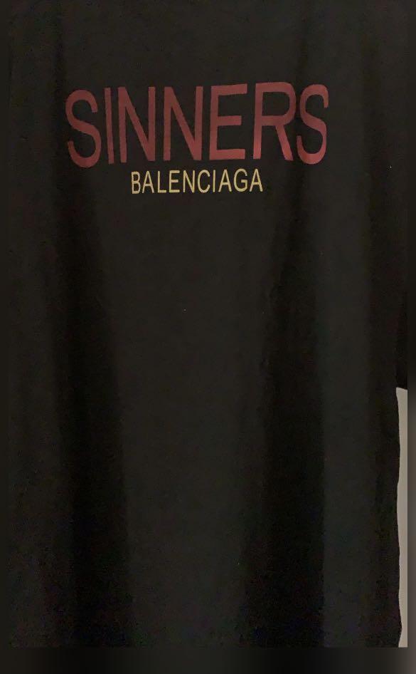 Balenciaga top sinners tee