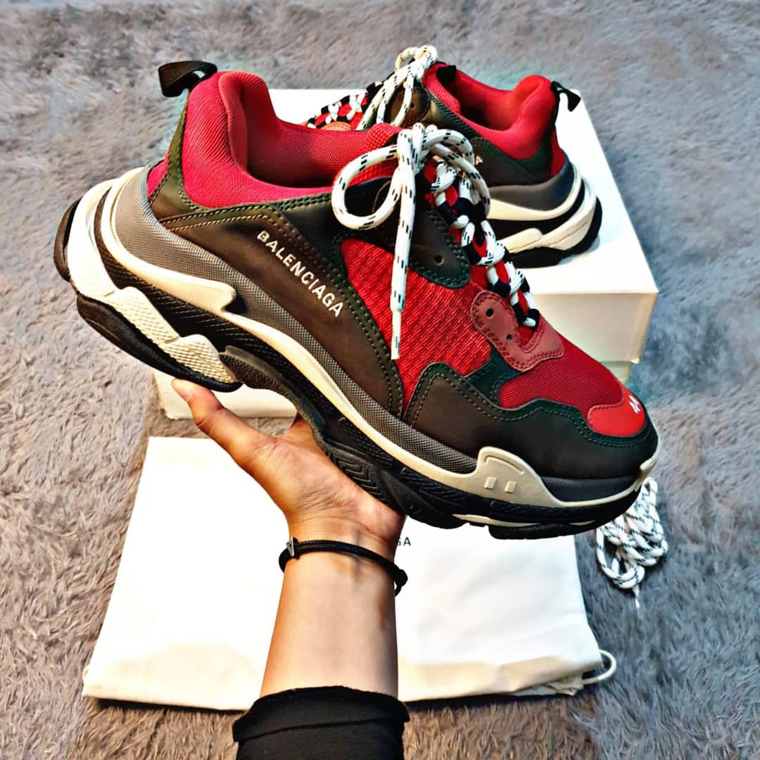 Balenciaga Triple s Red красные