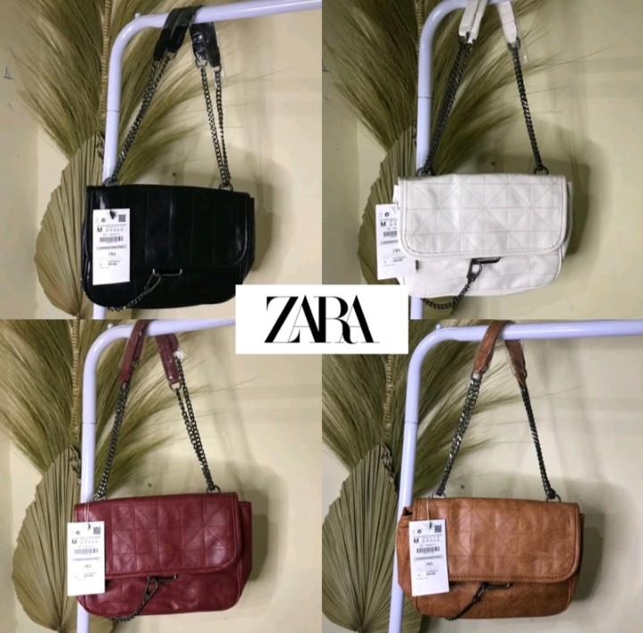BARU Bukan Preloved Zara Original Zara pyramid Zara Crosbodybag Free Paperbag Zara ZARA Zaraori Branded tasbranded