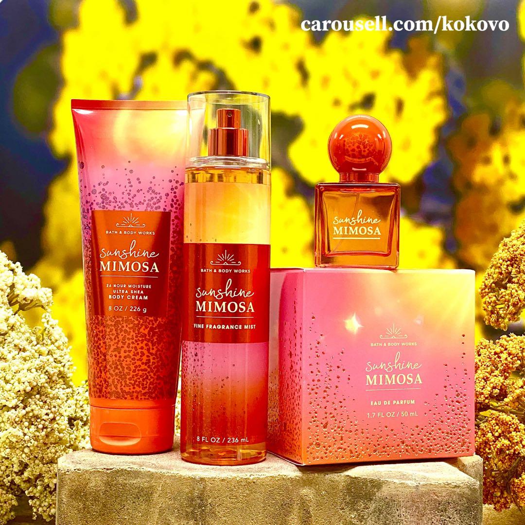 Bath & Body Works SUNSHINE MIMOSA Deluxe Gift Set - Fragrance Mist - Body  Cream - Body Lotion - Shower Gel - Full Size