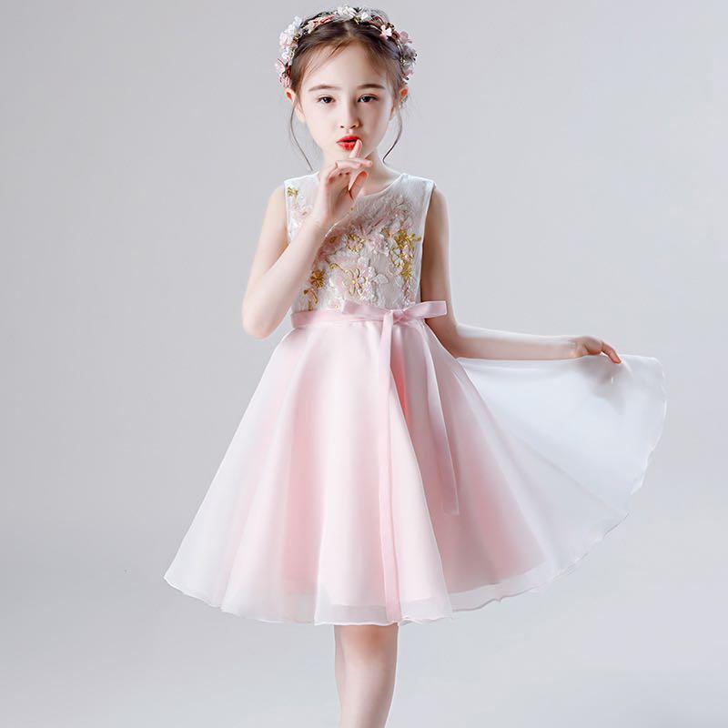 Birthday Party Celebration Graduation Ceremony Performance Laced Princess Dress