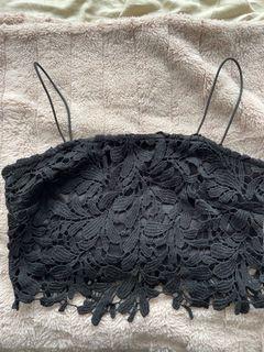 Black M Boutique Lace tank top