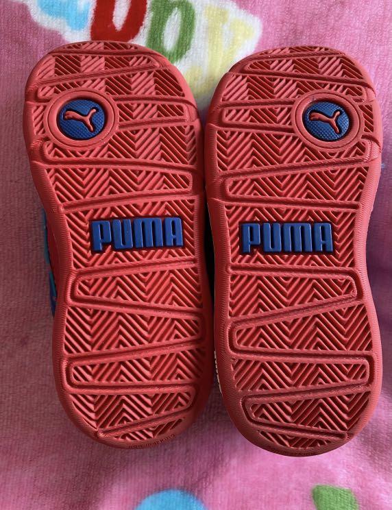 Blue Puma Velcro Shoes