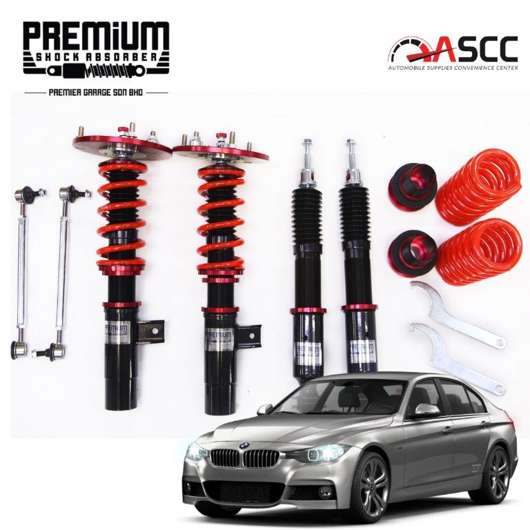 Bmw F30 Adjustable Shock Absorber High Low Soft Hard 32 Steps Auto Accessories On Carousell