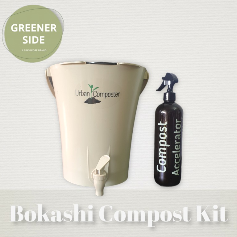 Bokashi Compost Bin 8L Comes with Compost Accelerator Compost Maker