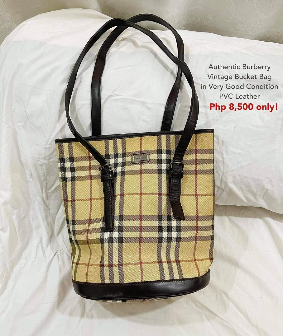 Burberry bucket bag vintage 2025