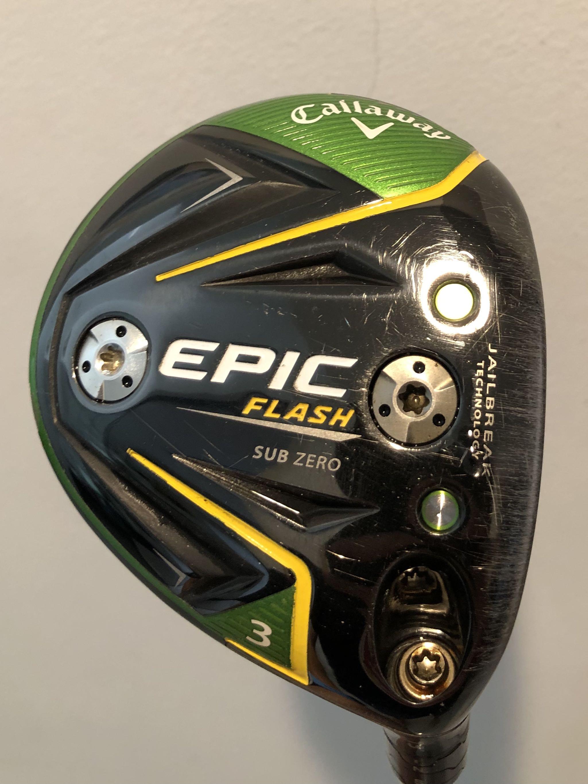 Callaway Epic Flash Sub Zero 3 Wood 15 Deg Right Handed Sports Equipment Sports Games Golf On Carousell