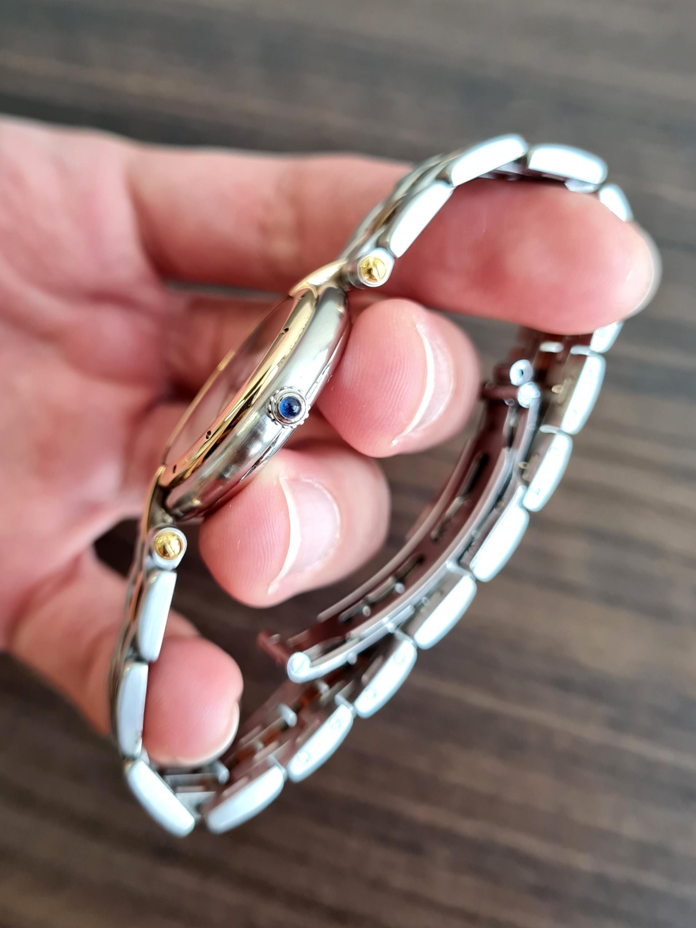 Cartier panthere cheap watch two tone