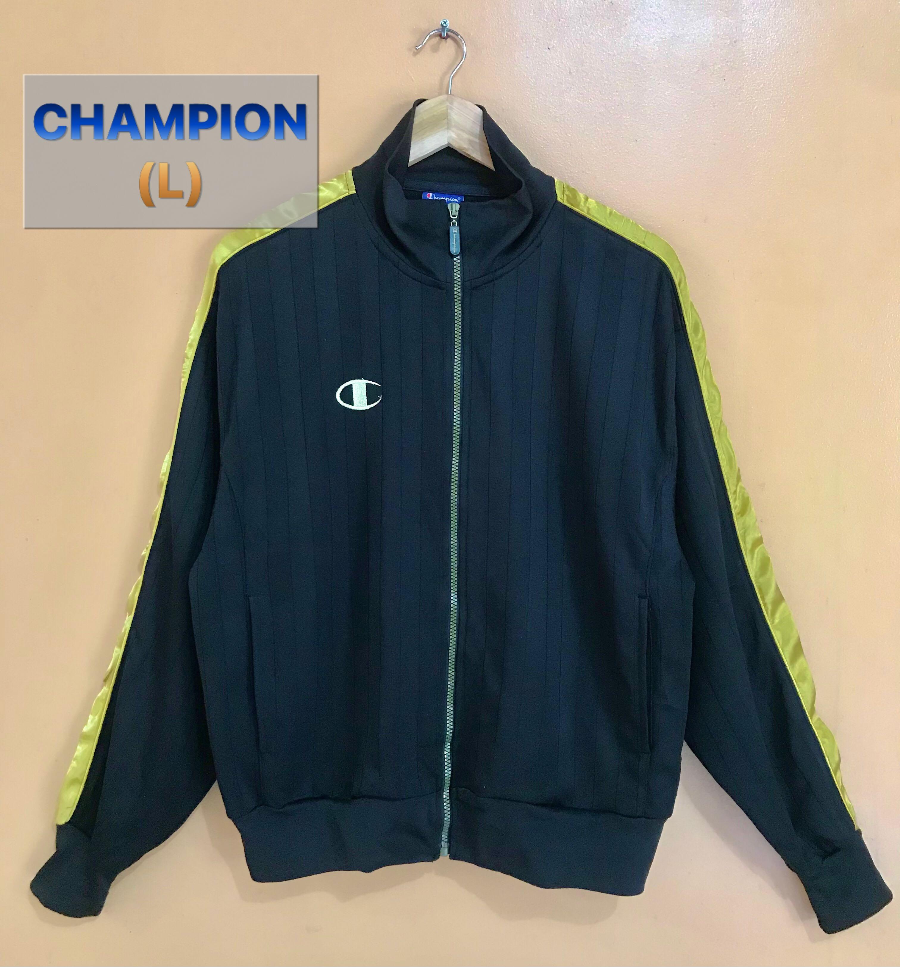 Champion taped track jacket deals