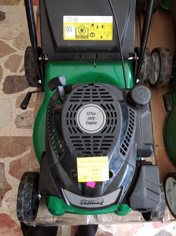 CHEETAH 16" Cut and Catch Lawn Mower 127cc, Furniture & Home Living
