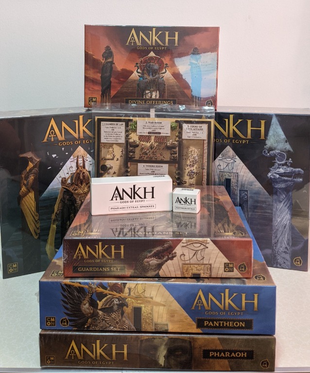 Extension Ankh: Gods Of Egypt - Divine Offerings (Kickstarter) - Jeu Société CMON Neuf