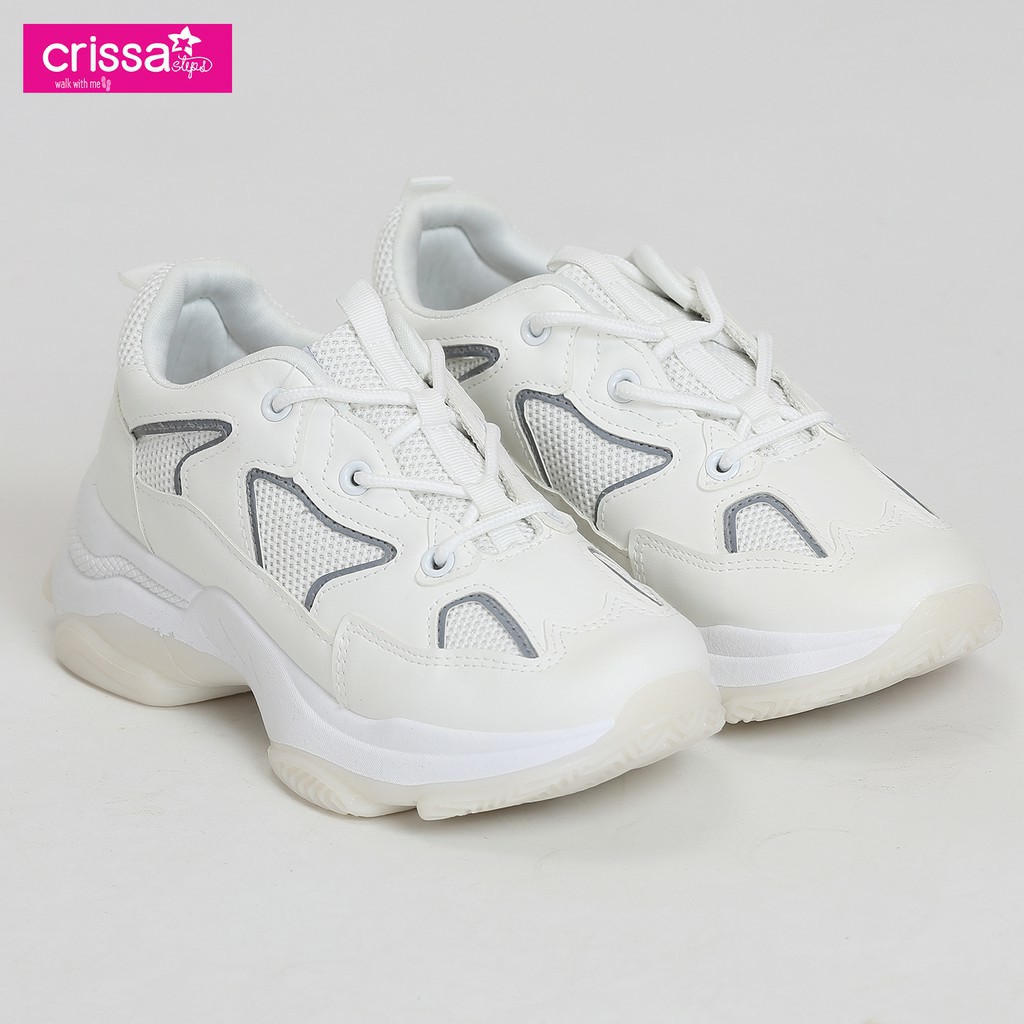 Crissa Elevated White Rubber Shoes