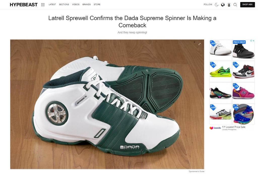 Dada Spinner, Men's Fashion, Footwear, Sneakers on Carousell