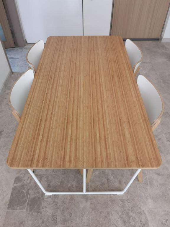 Ikea dining deals table bamboo