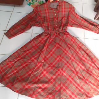 Dress lengan panjang