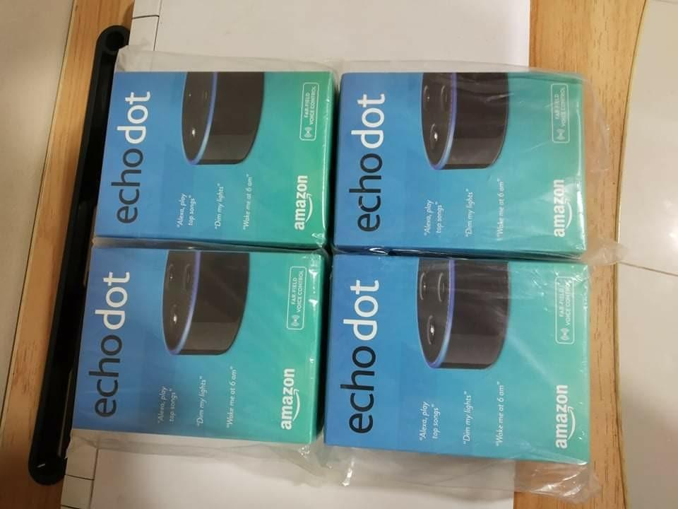 Echo dot Gen 2 (Category: Entertainment Systems & Smart Home Devices) located in Pasig City. Submitted by Mpatron (Listing ID 1099347130, Image 2). Description: brandnew echo dot gen 2 low price 1000 peso each.