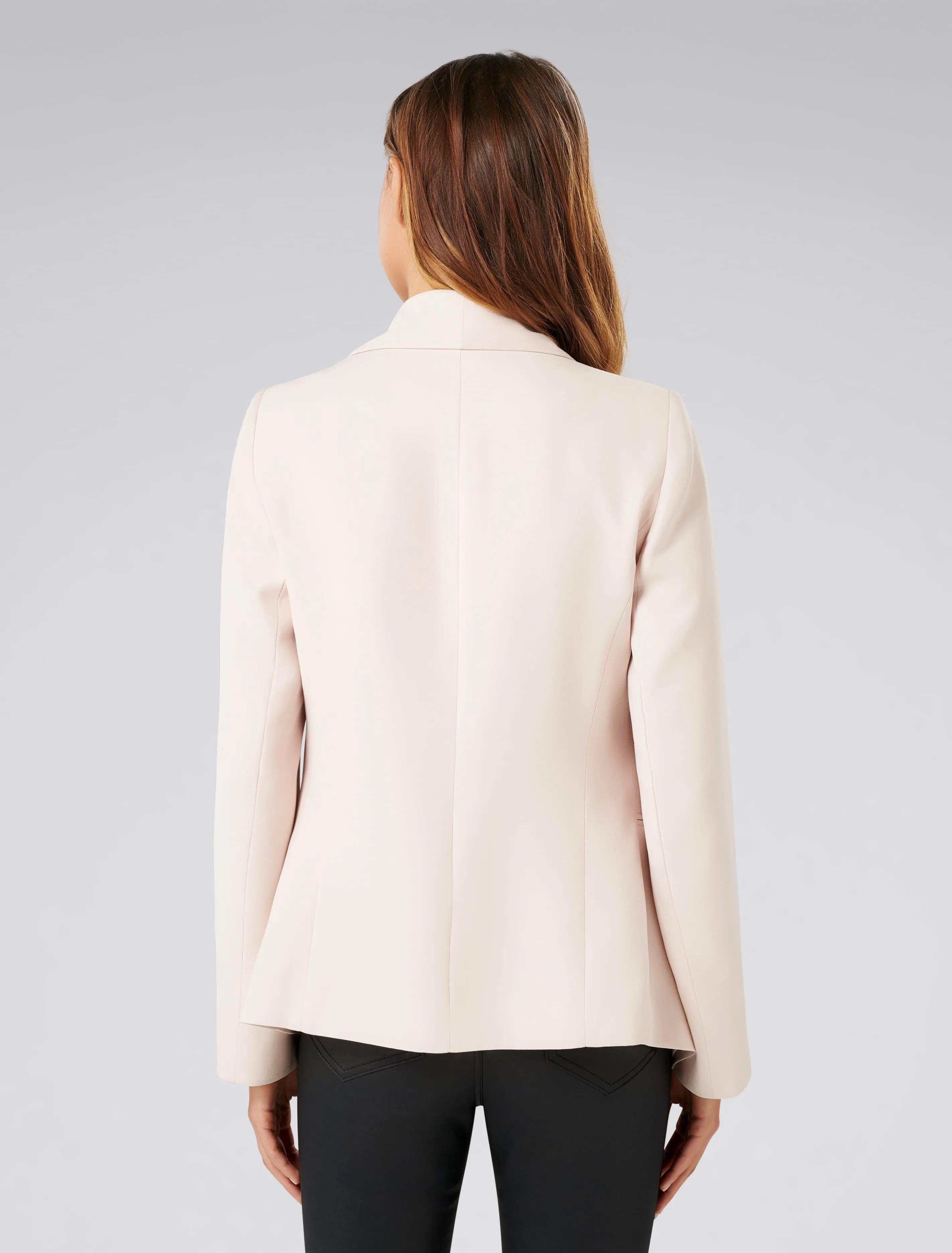 Forever New Lesley Alison Waterfall Blazer Blush Nude
