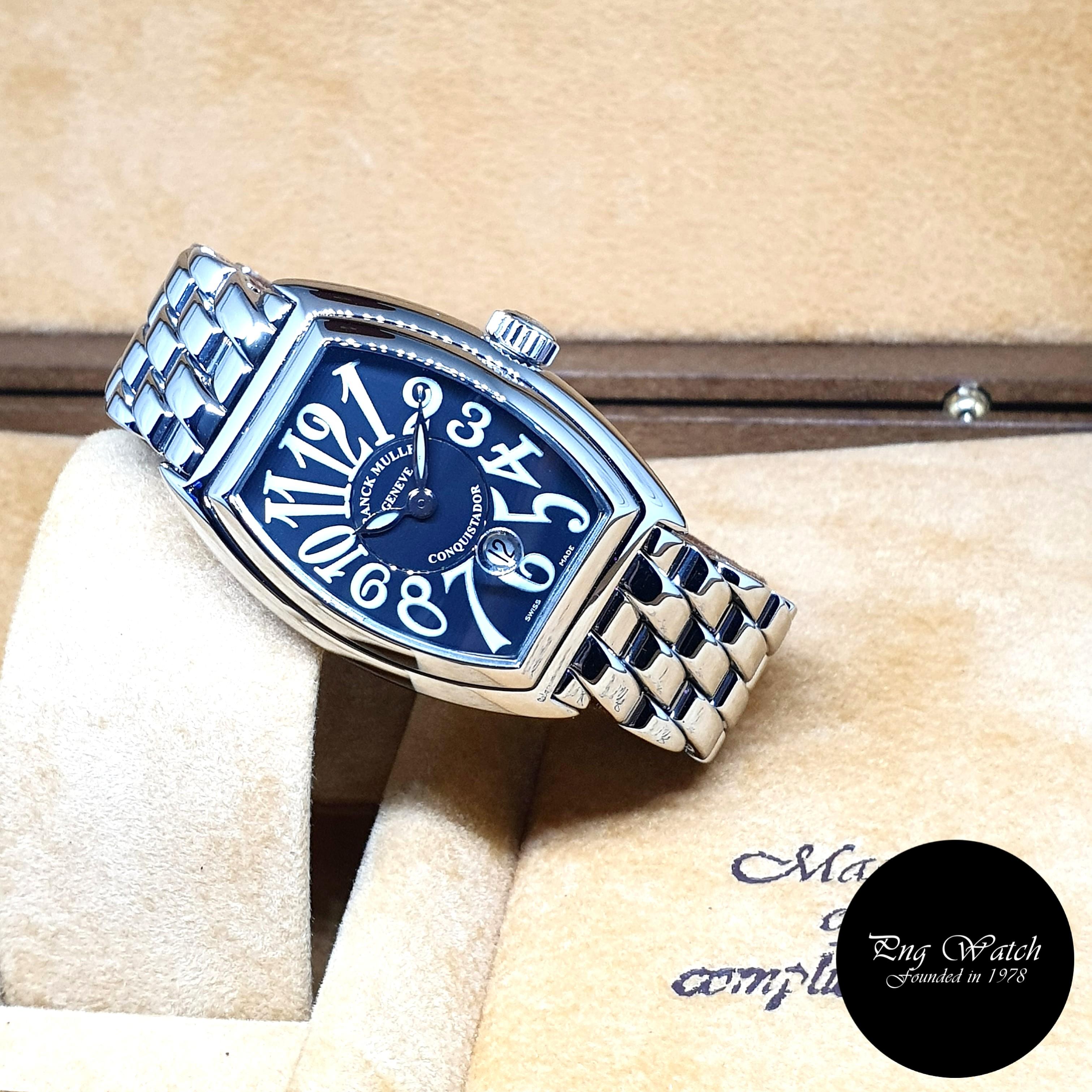 NOT AVAILABLE Franck Muller Black Conquistador REF 8000 L