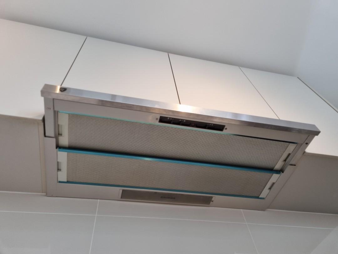 Gas hob and telescopic hood (EF brand), TV & Home Appliances, Kitchen Appliances, Hobs & Hoods