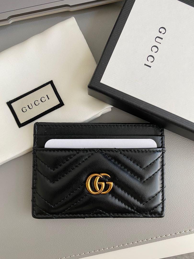 Gucci GG Marmont Leather Card Holder