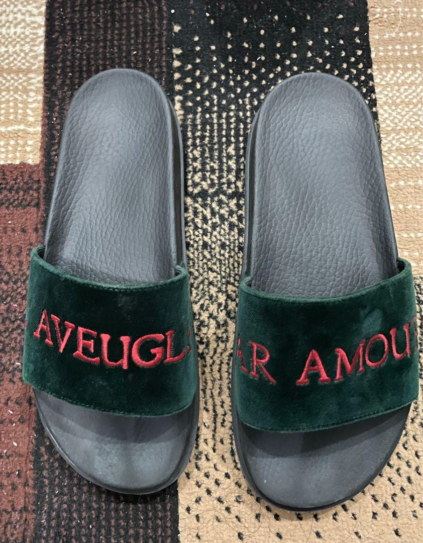 Gucci blind new arrivals for love slides