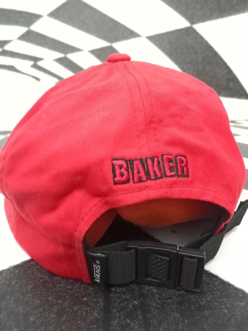 Hat vans x baker skateboard, Fesyen 