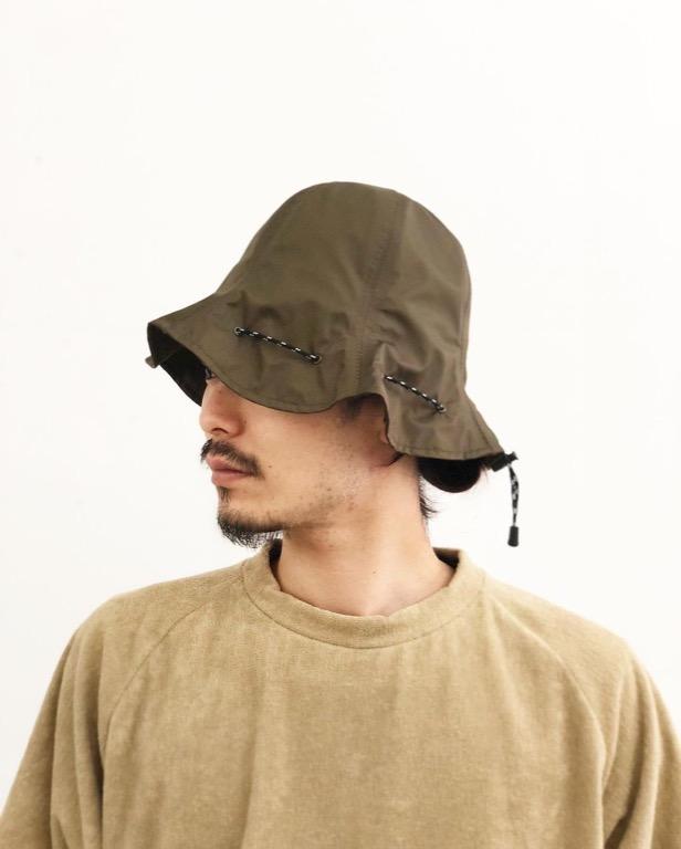 Hender Scheme Nylon Kinchaku Hat Khaki Green, 興趣及遊戲, 手作