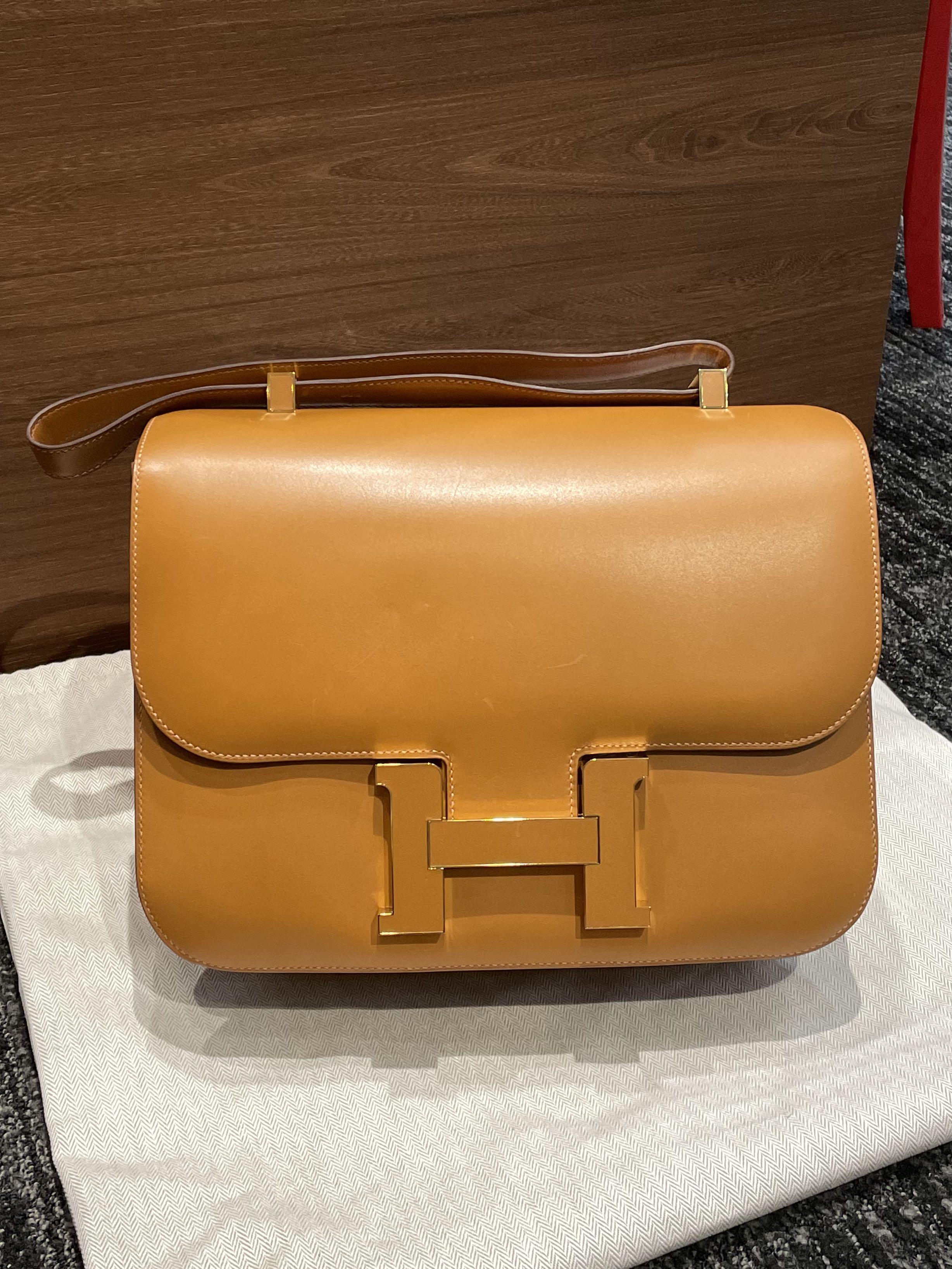Hermes constance cartable RARE verso naturel sable