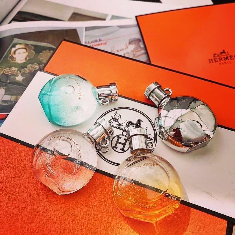 HERMES SET 4IN1 4X5ML EAU DES MERVEILLES COLLECTION SET PERFUME